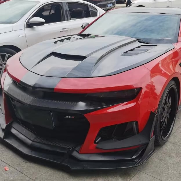 Chevy Camaro ZL1 Style Carbon Fiber Hood
