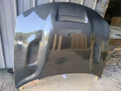 Dodge Charger Hellcat Style Carbon Fiber Hood