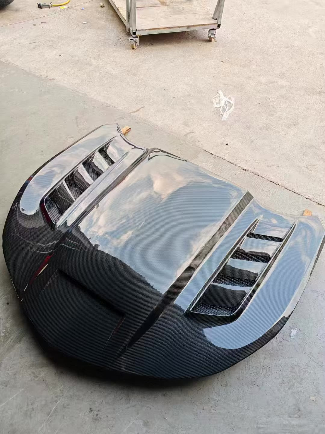 Chevy Camaro ZL1 Style Carbon Fiber Hood