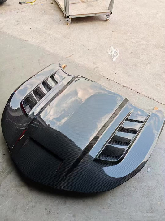 Chevy Camaro ZL1 Style Carbon Fiber Hood