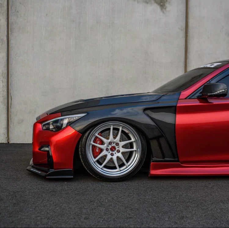 Infiniti Q50 Carbon Fiber Fender Flares